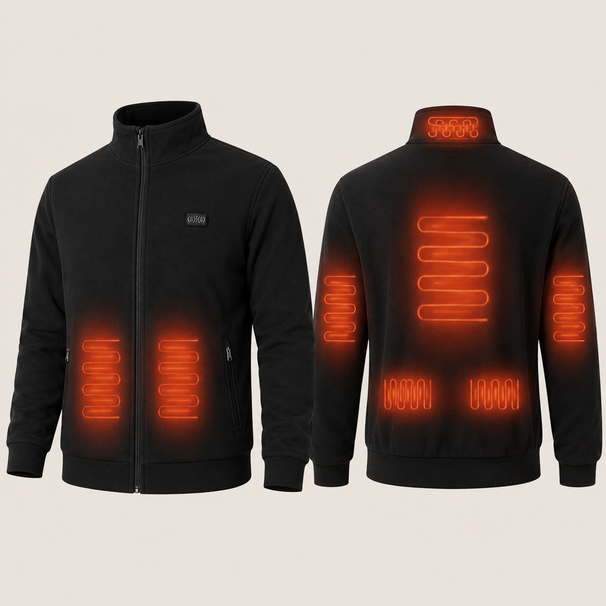 Men's & Women's Heated Fleece Jacket – 8 Heating Zones