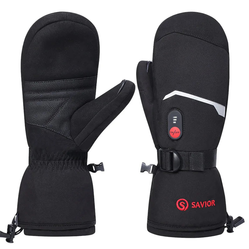 Men's & Women's Heated Ski Gloves – Waterproof, Touchscreen