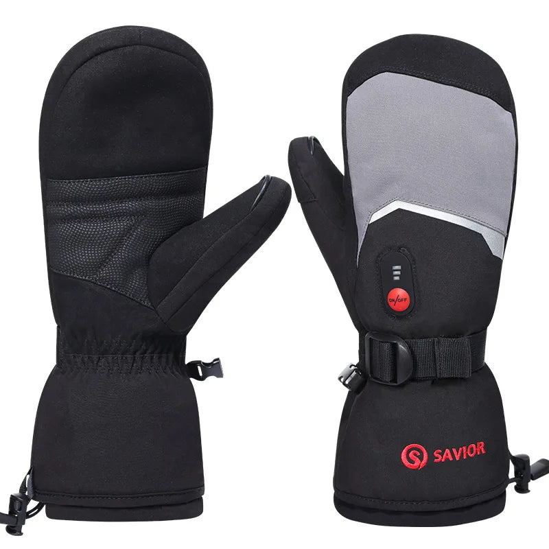 Men's & Women's Heated Ski Gloves – Waterproof, Touchscreen