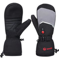 Savior Heat Winter Mittens Ski Heated Gloves Rechargeable Eelctric Battery for Men Women Keep Warm Heated Outdoor Sports Gloves