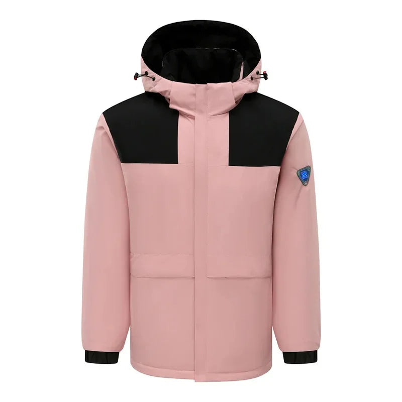 Smart Graphene Heating Jacket Couple Style USB Charging Intelligent Thermal Clothing with Temperature Display Cross-Border