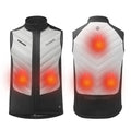 ROCKBROS Heated Vest USB Heated Jacket Thermal Clothing Hunting Cycling USB Infrared Heating Vest Washable Men Winter Warm