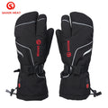 Savior Heat Winter Mittens Ski Heated Gloves Rechargeable Eelctric Battery for Men Women Keep Warm Heated Outdoor Sports Gloves