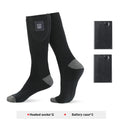 Heated Socks Winter Warm Snowmobile Skiing Heated Socks With Battery Case Outdoor Sport Thermal Heated Foot Warmer Ski Sports