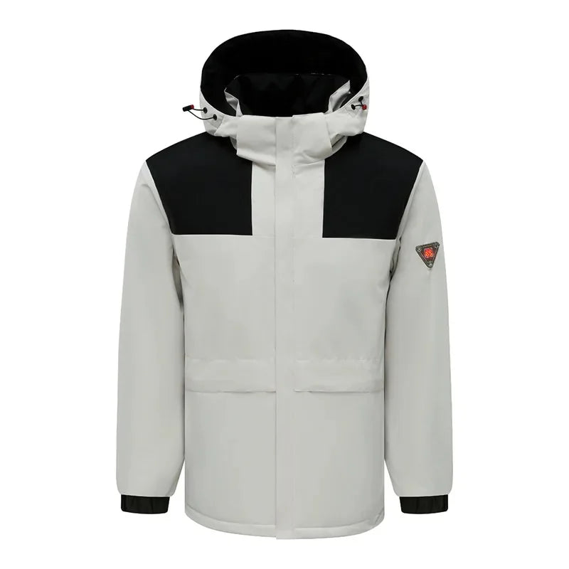 Smart Graphene Heating Jacket Couple Style USB Charging Intelligent Thermal Clothing with Temperature Display Cross-Border
