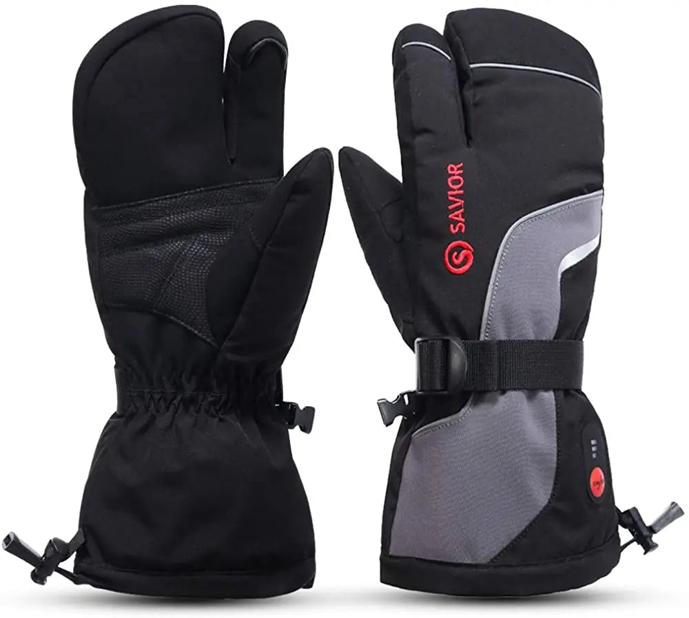 Men's & Women's Heated Ski Gloves – Waterproof, Touchscreen