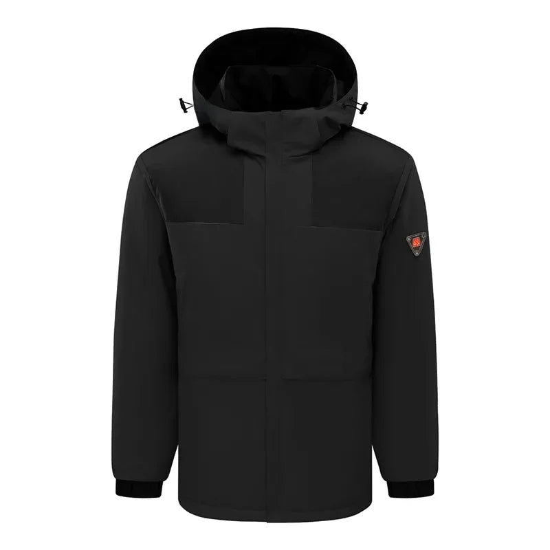 Smart Graphene Heating Jacket Couple Style USB Charging Intelligent Thermal Clothing with Temperature Display Cross-Border