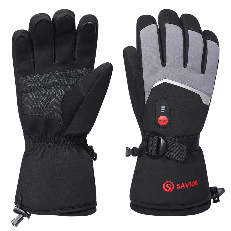 Men's & Women's Heated Ski Gloves – Waterproof, Touchscreen