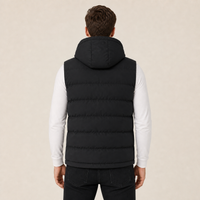 Men's Heated Vest – 11 Heating Zones, Black – image 2