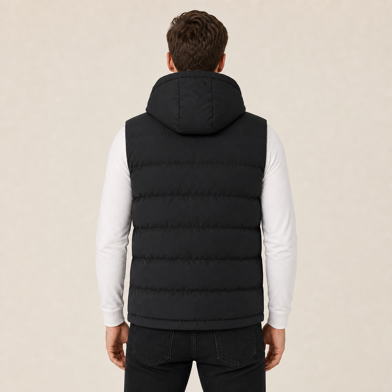 Men's Heated Vest – 11 Heating Zones, Black – image 2