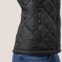 Women's Heated Vest – 4 Heating Zones, Black – image 4