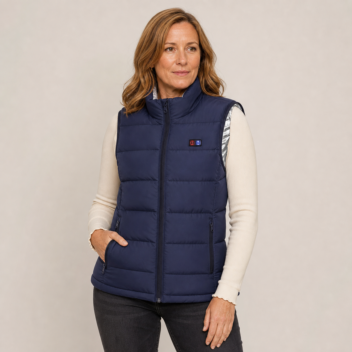 Women's Heated Vest – Blue – image 1
