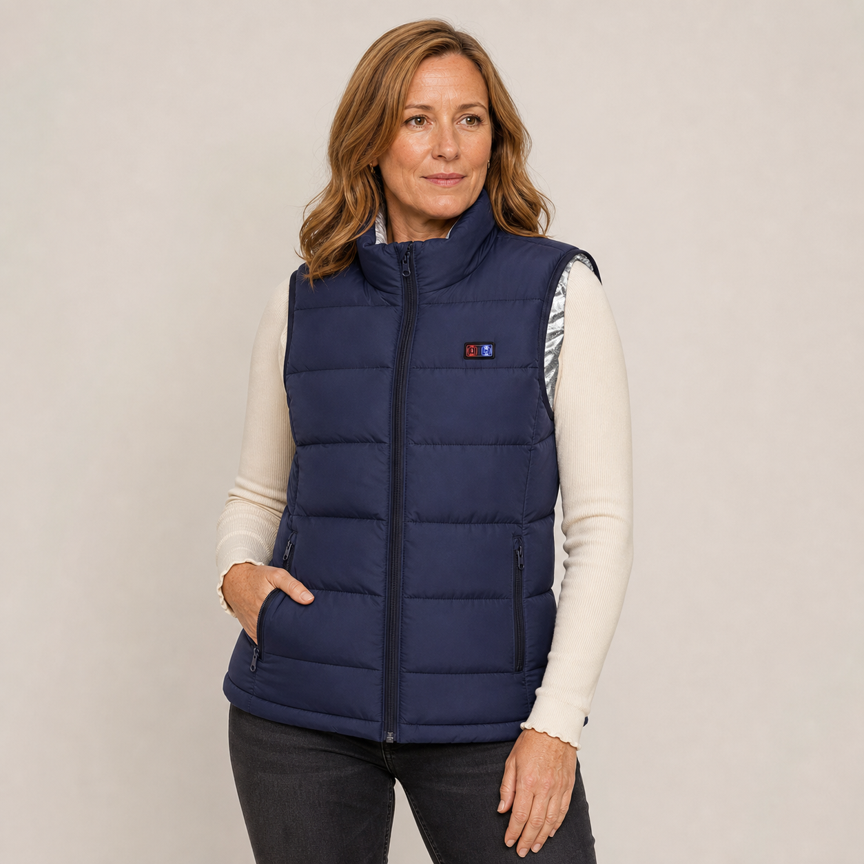 Women's Heated Vest – Blue – image 1
