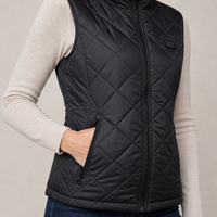 Women's Heated Vest – 9 Heating Zones, Black – image 4