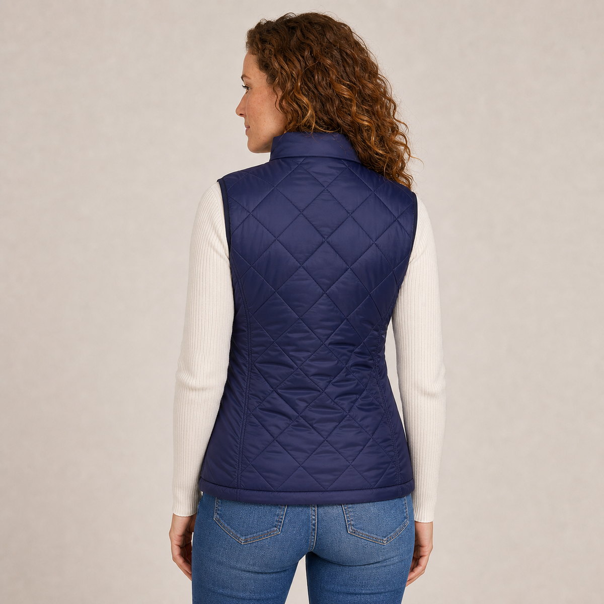 Women's Heated Vest – 9 Heating Zones, Blue – image 2