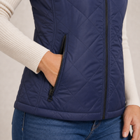 Women's Heated Vest – 9 Heating Zones, Blue – image 3