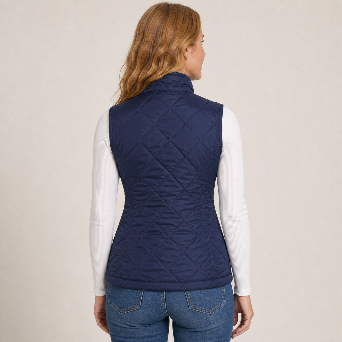 Women's Heated Vest – 4 Heating Zones, Blue – image 3