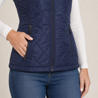 Women's Heated Vest – 4 Heating Zones, Blue – image 4
