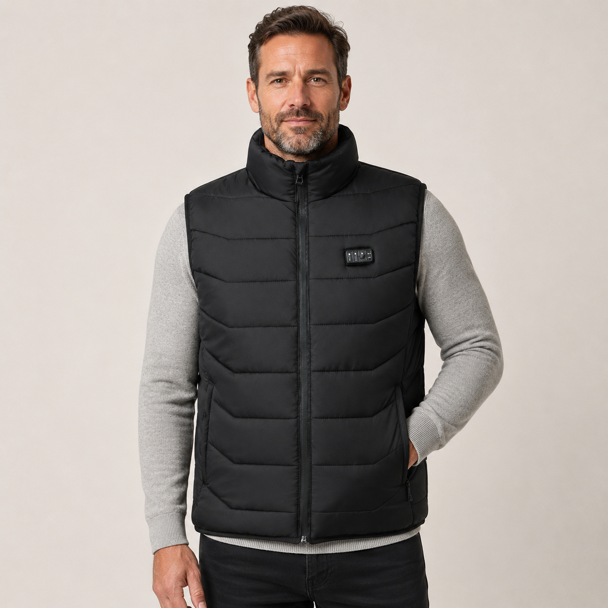 Men's Heated Vest – Black – image 1