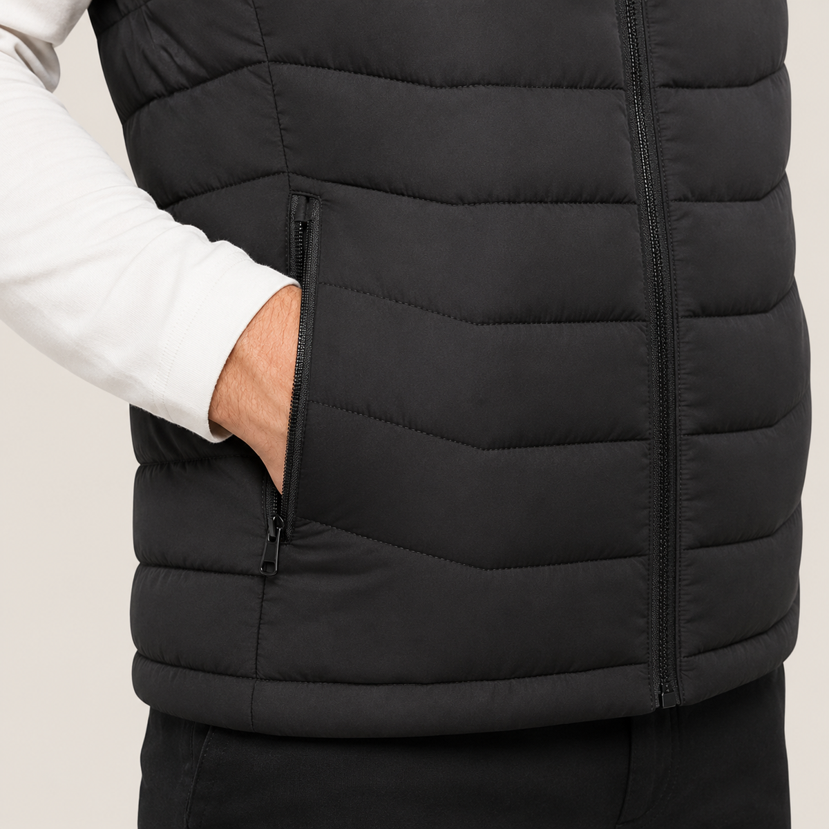 Men's Heated Vest – Black – image 4
