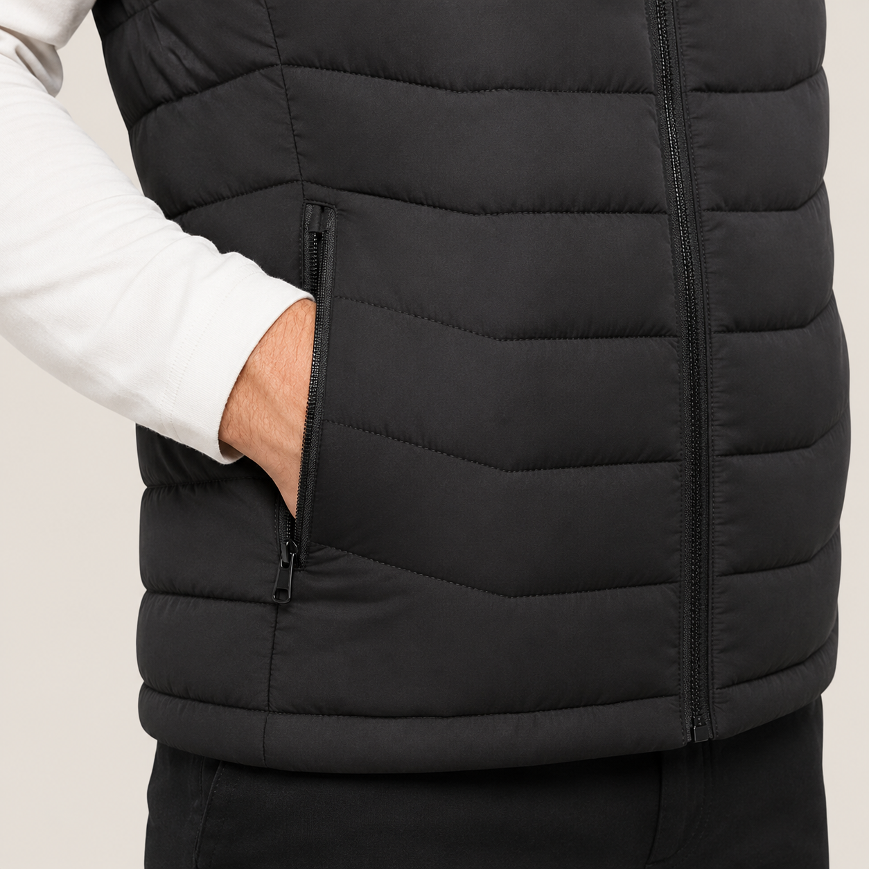 Men's Heated Vest – Black – image 4