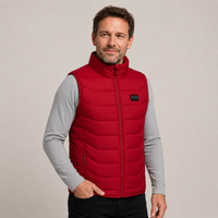 Men's Heated Vest – Red – image 2