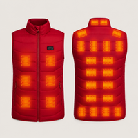Men's Heated Vest – Red – image 5