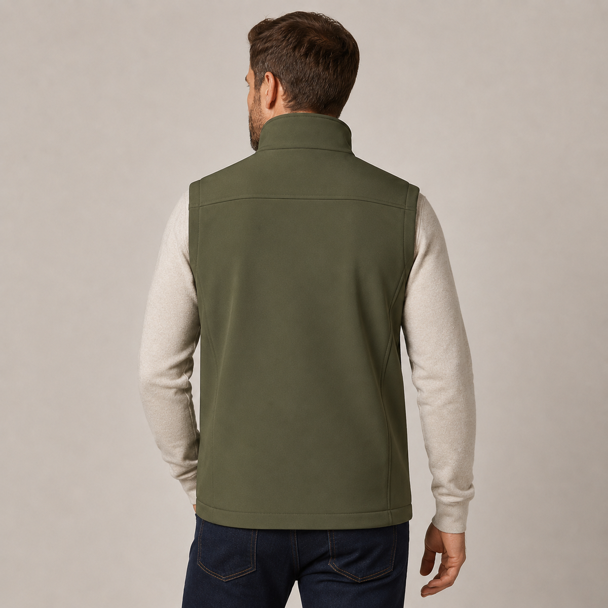 Men's Heated Vest – Green – image 3