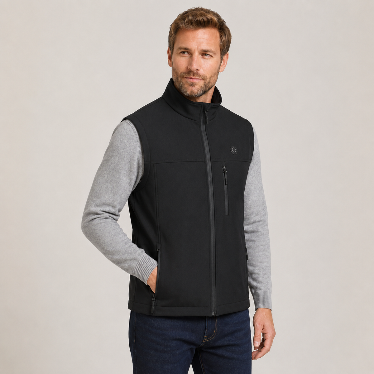 Men's Heated Vest – Black – image 4