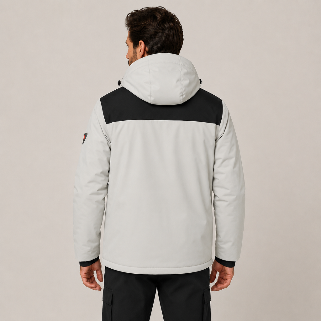 Men's Heated Jacket – Grey & Black – image 3