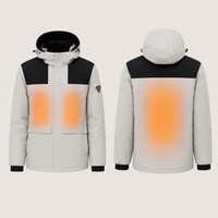 Men's Heated Jacket – Grey & Black – image 5
