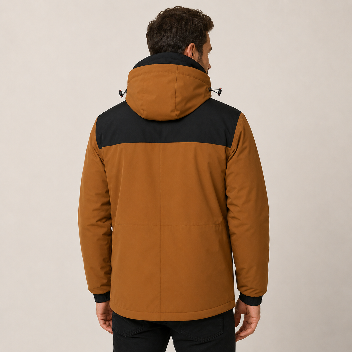 Men's Heated Jacket – Brown – image 2