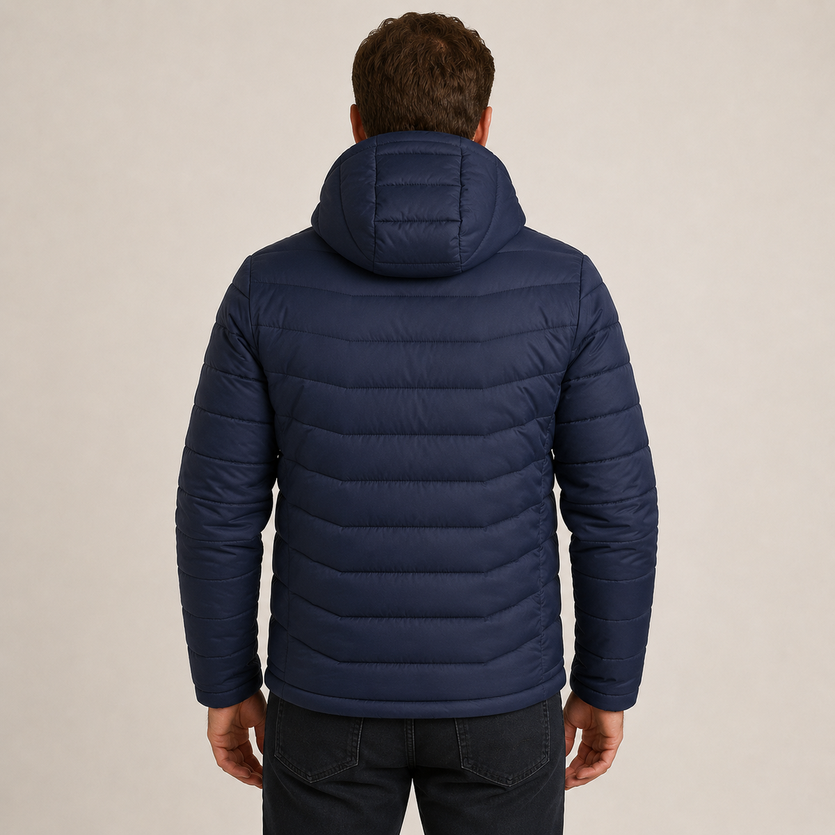 Men's Heated Jacket – 9 Heating Zones, Navy – image 3