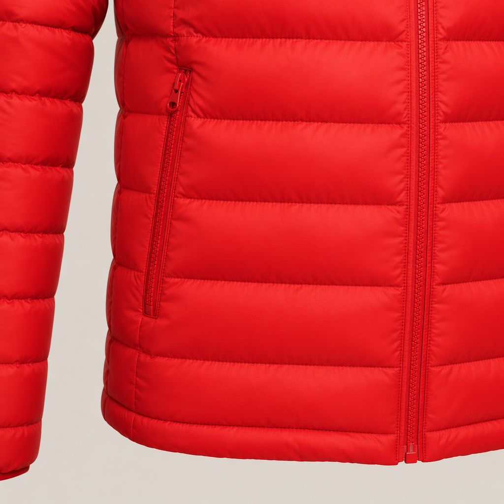 Men's Heated Jacket – 9 Heating Zones, Red – image 4