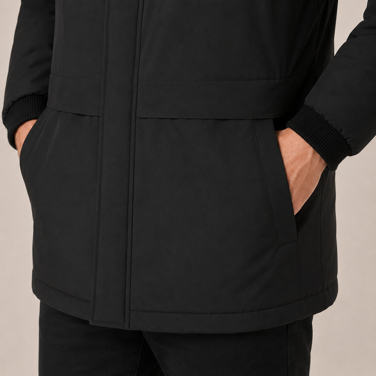 Men's Heated Jacket – Black – image 4