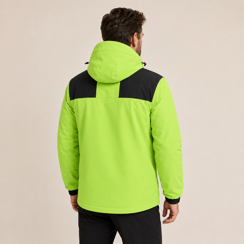 Men's Heated Jacket – Neon Green – image 3