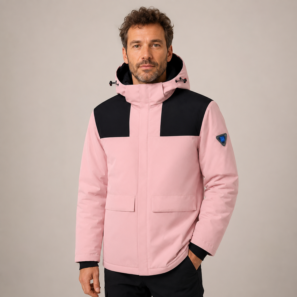 Men's Heated Jacket – Pink – image 1