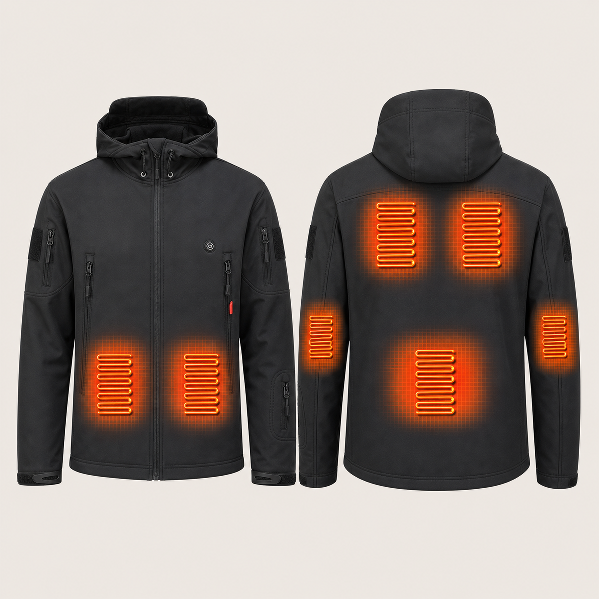Men's Heated Jacket – Black – image 5