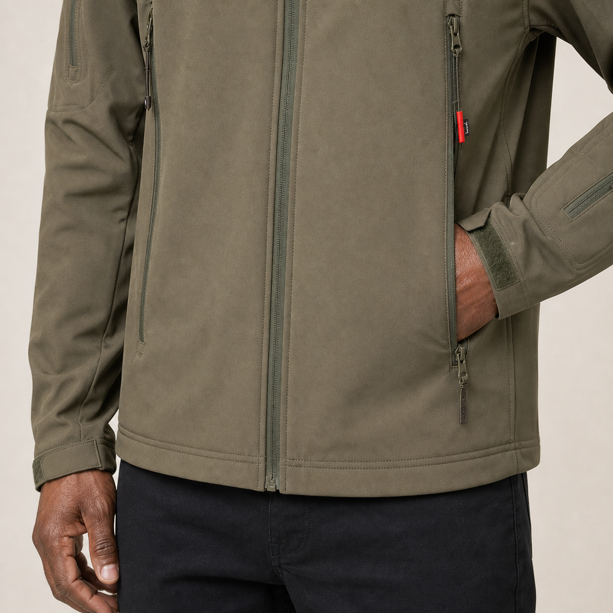 Men's Heated Jacket – Green – image 4