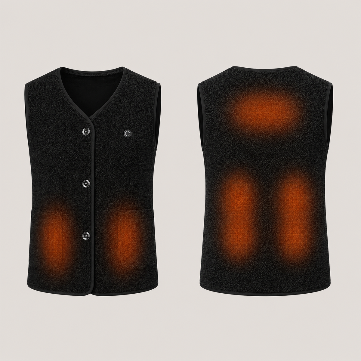 Women's Heated Vest – Black – image 5