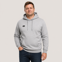 Men's Heated Hoodie – 17 Heating Zones, Grey – image 1