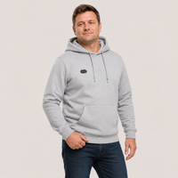 Men's Heated Hoodie – 17 Heating Zones, Grey – image 2
