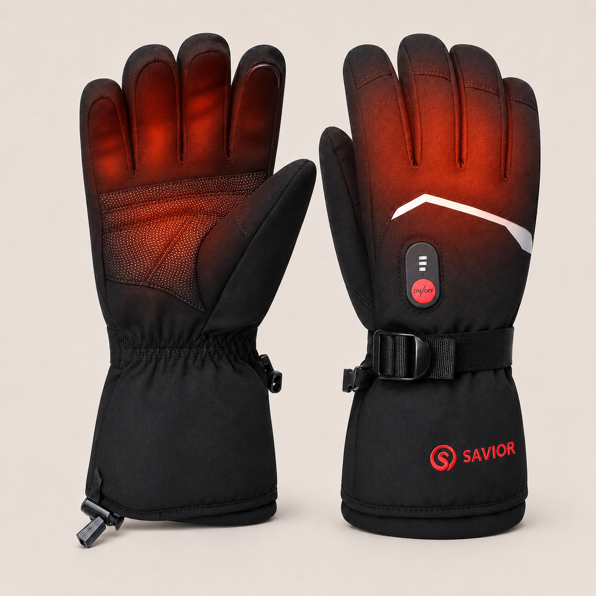 Men's & Women's Heated Ski Mittens – Waterproof, Windproof – image 4