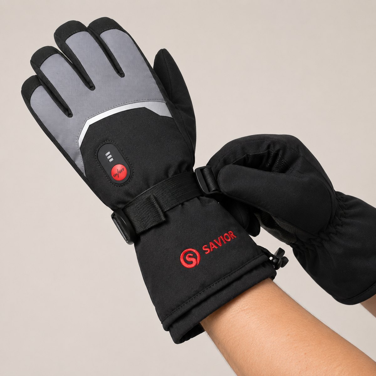 Men's & Women's Heated Ski Gloves – Waterproof, Touchscreen – image 1