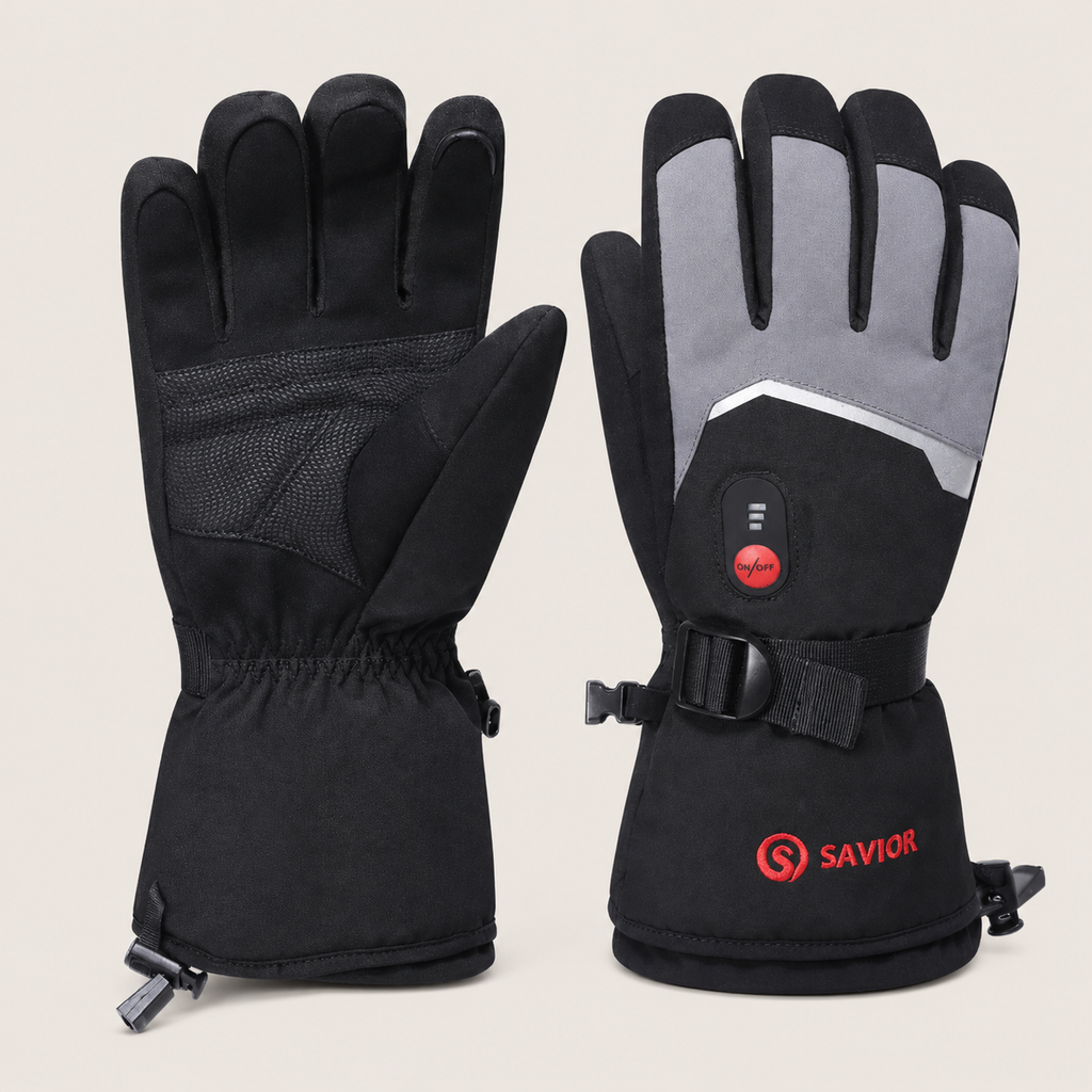 Men's & Women's Heated Ski Gloves – Waterproof, Touchscreen – image 3