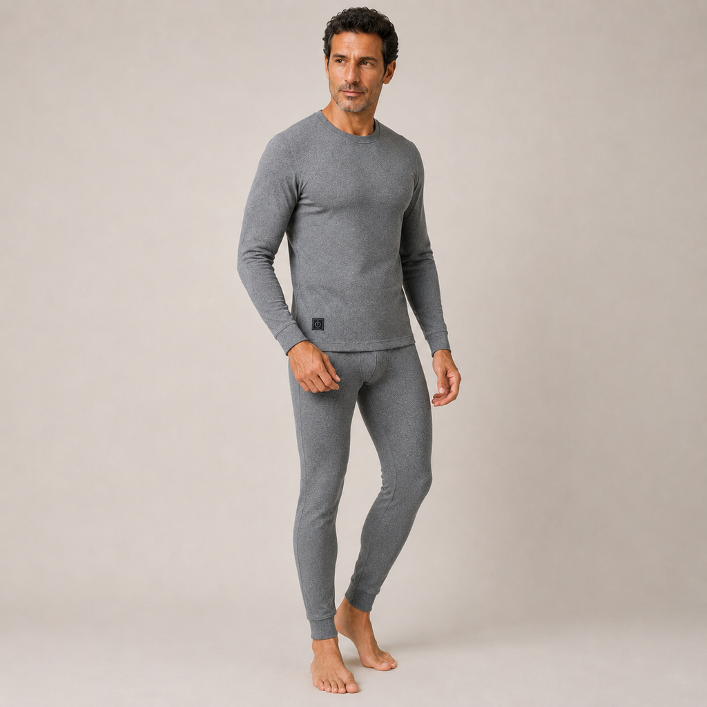 Men's Heated Base Layer – 28-Zone Thermal Underwear Set – image 2