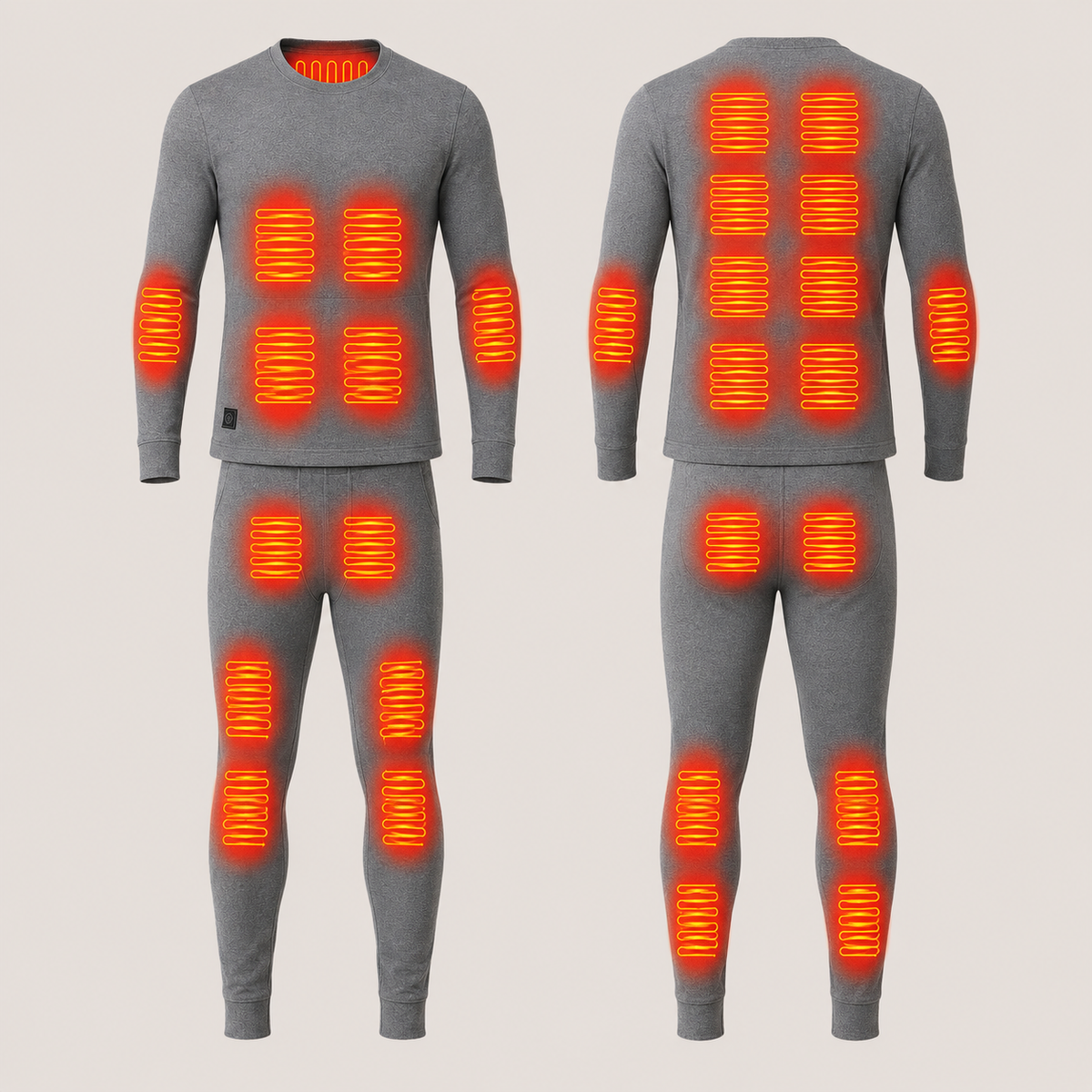 Men's Heated Base Layer – 28-Zone Thermal Underwear Set – image 5