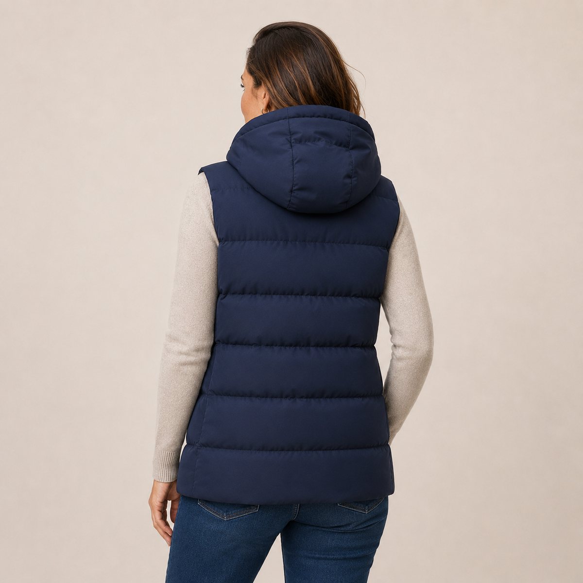 Women's Heated Vest – 11 Heating Zones, Navy – image 2