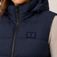 Women's Heated Vest – 11 Heating Zones, Navy – image 3