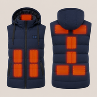 Women's Heated Vest – 11 Heating Zones, Navy – image 5